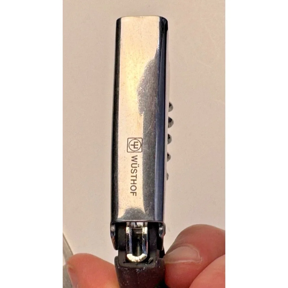 2pc Wusthof Corkscrew + Winco CO-301 Steel Flat Bottle Opener Bartender Waiter